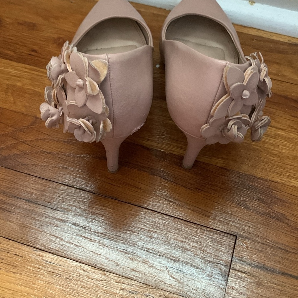 Kelly & Katie Women's Pink Floral Heels - Picture 5 of 7